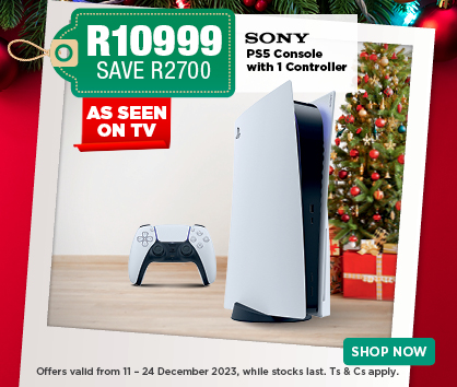 PS5 Console 
with 1 Controller R10999 SAVE R2700