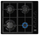 Defy 4 Burner Black Gas Hob Dhg132                           