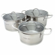 Snappy Chef 6 Piece Potset Stainless Steel                   