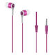 Pro Bass Swagger Aux Earphone  With Mic- Pink - Pr-1006-pk   