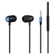 Volkano Alloy Metal Earphone - Blue Vk-1007-blv1 by Volkano in Shop By Brand, Ranges, Products, Volkano, Cellular, Accessories at House & Home.