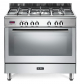 Elba Fusion 90cm S/s Stove 5 Burner / Electric Oven 9fx827 by Elba in Online Only Deals, Shop By Room, Ranges, Products, Extended Range, Elba, Kitchen, Appliances, Ovens, Stoves & Microwaves, Free Standing Stoves at House & Home.