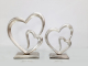 Amber Small Deco Heart Sculpture                             
