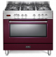 Elba Execellence 90cm Black 5 Burner / Elec Oven 9s4ex937nb by Elba in Shop By Room, Products, Kitchen, Appliances, Ovens, Stoves & Microwaves, Free Standing Stoves at House & Home.