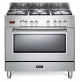 Elba Excellence 90cm 5 Burner / Elec Oven Stove 9s4ex937n by Elba in Online Only Deals, Shop By Room, Ranges, Products, Extended Range, Elba, Kitchen, Appliances, Ovens, Stoves & Microwaves, Free Standing Stoves at House & Home.