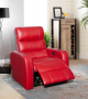 Jagger Red Home Theater Leather Uppers Recliner              