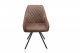 Giselle 360 Swivel Dining Chair Brown                        