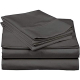 Sheraton T400 270x270 Charcoal 100% Cotton Flat Sheet        