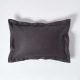 Sheraton T400 50x90 Charcoal 100% Cotton Oxford P/case in Shop By Room, Products, Bedding, Pillows, Pillow cases at House & Home.