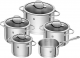 Zwilling Essence 9 Piece Stainless Steel Potset by Zwilling in Shop By Brand, Shop By Room, Products, Zwilling, Kitchen, Appliances, Small Appliances, Home Goods at House & Home.