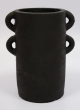 Amphora Tall Black Vase 20.5cm X 15.5cm X 26cm               