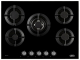 Defy 90cm 5plate Gas On Glass Hob Dhg905 by Defy in Shop By Room, Products, Gas Solutions Range, Kitchen, Appliances, Ovens, Stoves & Microwaves, Hobs at House & Home.