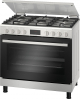 Bosch Serie6 90cm Full Gas Stove Hgw3fsy50z by Bosch in Shop By Room, Products, Bosch, Gas Solutions Range, Kitchen, Appliances, Ovens, Stoves & Microwaves, Free Standing Stoves at House & Home.