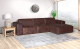Andes Buff 2pce Full Leather Day Bed                         