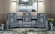Hannah 5 Pce Home Theatre 2 Recliner - Charcoal in Free Delivery, Birthday Savings Showcase, Shop By Room, Products, Big Green Sale, Fathers Day Gift Guide, Lounge, Lounge, Furniture, Lounge, Recliners at House & Home.