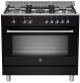 La Germania Gas Electric Black Stove Rus95c61ldne by La Germania in Online Only Deals, Loadshedding Essentials, Shop By Room, Ranges, Products, Gas Solutions Range, Extended Range, La Germania, Kitchen, Appliances, Ovens, Stoves & Microwaves, Free Standing Stoves at House & Home.