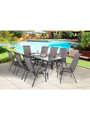 Sabrina 9 Piece Patio Suite in Summer Farewell Sale , Spring Essentials, Shop By Room, Products, Home of The Deal, Big Birthday Sale, Heydays Showstopper Sale, EASTER INTERACTIVE BRIEF Valid 9 - 17 April, Outdoor, Outdoor, Patio Furniture, Suites at House & Home.
