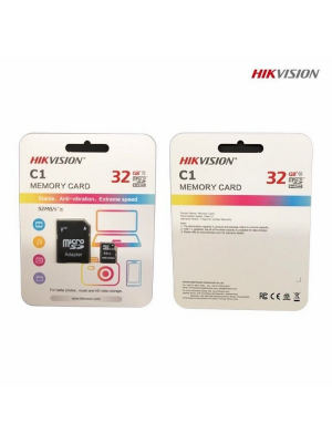 Hikvision 32gb Micro Sd Card And Adaptor                     
