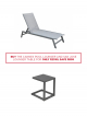 Cannes Pool Lounger Dark Grey in Combo Deals, Shop By Room, Products, Outdoor, Outdoor Living, Patio Furniture, Loungers at House & Home.