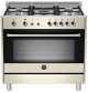 La Germania Gas Stove Cream Rus95c81dcr by La Germania in Shop By Room, Products, Kitchen, Appliances, Ovens, Stoves & Microwaves, Free Standing Stoves at House & Home.