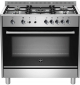 La Germania Gas Stove Stainles Steel Rus95c81dx by La Germania in Shop By Room, Products, Kitchen, Appliances, Ovens, Stoves & Microwaves, Free Standing Stoves at House & Home.