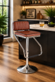 Angela Brown Bar Stool in Spring Essentials, Shop By Room, Products, Entertainment Room, Furniture, Dining Room, Bars and Bar Chairs at House & Home.