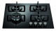 Whirlpool 4 Burner Gas On Black Glass Hob Goa6423nb/1 by Whirlpool in Shop By Brand, Loadshedding Essentials, Price Mania, Shop By Room, Products, Whirlpool, Gas Solutions Range, Kitchen, Appliances, Ovens, Stoves & Microwaves, Hobs at House & Home.