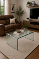Hazel 12mm Glass Coffee Table in Shop By Room, Products, Furniture, Lounge, Coffee & Side Tables at House & Home.