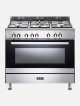 Elba 90cm Stainless Steel 5 Burner/electric Oven 9cx827n by Elba in Online Only Deals, Shop By Room, Ranges, Products, Extended Range, Elba, Kitchen, Appliances, Ovens, Stoves & Microwaves, Free Standing Stoves at House & Home.