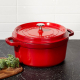 Staub 24cm/3.8l Round Cherry Casserole by Staub in Shop By Brand, Shop By Room, Products, Staub, Kitchen, Appliances, Small Appliances, Home Goods at House & Home.