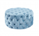 Tate 80x40 Round Ottoman Powder Blue in Spring Essentials, Shop By Room, Products, Lounge, Furniture, Home Décor, Ottomans at House & Home.
