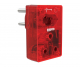 Magneto 2 Way High Surge Protection Plug Dbk303 by Magneto in Shop By Room, Products, Home Theatre Room, Entertainment Room, Office, Appliances, Renewable Energy at House & Home.