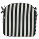 Seat Pad Strelitzia Black Stripe Reversable 45x45 in Spring Essentials, Shop By Room, Products, Outdoor, Outdoor Living, Patio Furniture, Cushions at House & Home.