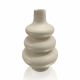 Spiral Aluminium Flower Vase Beige Lc-80087l in Shop By Room, Products, Lounge, Furniture, Home Décor, Ornaments at House & Home.