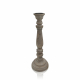 Candle Pillar Holder Wood Large Lc-79264/l in Shop By Room, Products, Lounge, Furniture, Home Décor, Ornaments at House & Home.
