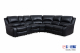 Mateo 6pce 2m Lth/upp L/s Blac in Free Delivery, New Arrivals, Shop By Room, Products, Big Green Sale, Lounge, Lounge, Furniture, Lounge, Recliner Lounge Suites at House & Home.