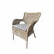 Korby Rattan Arm Patio Chair Grey in Birthday Savings Showcase, New Arrivals, Shop By Room, Products, Outdoor, Outdoor Living, Furniture, Patio Furniture, Chairs at House & Home.