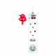 Magneto 4 Way High Surge Multiplug Dbk305 by Magneto in Products, Big Green Sale, Appliances, Renewable Energy, Small Appliances at House & Home.