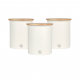 Swan Nordic White Canister Set by Swan Nordic in Shop By Room, Products, Swan, Kitchen, Appliances, Small Appliances, Home Goods at House & Home.