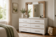 Brooklyn 2pce Dresser And Mirror in Free Delivery, Shop By Room, Products, Bedroom, Bedroom, Furniture, Bedroom, Dressing Tables Chest of Drawers and Mirrors at House & Home.