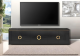 Victoria 2m Black & Gold Entertainment Stand                 