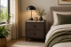Kate Kjn5736 Brown Pedestal in Shop By Room, Products, Bedroom, Furniture, Bedroom, Pedestals at House & Home.