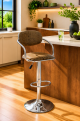 Alice 739 Brown Bar Stool in Shop By Room, Products, Dining Room, Furniture, Dining Room, Bars and Bar Chairs at House & Home.