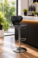 Aria 678 Black Bar Stool in Shop By Room, Products, Dining Room, Furniture, Dining Room, Bars and Bar Chairs at House & Home.