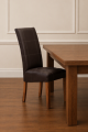 Hilton Dining Chair Brown Pu in Shop By Room, Products, Dining Room, Furniture, Dining Room, Dining Chairs at House & Home.