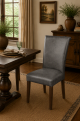 Octavia Studded Grey Dining Chair in Shop By Room, Products, Dining Room, Furniture, Dining Room, Dining Chairs at House & Home.
