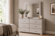 Maxine 2pce Dresser And Mirror in Shop By Room, Products, Bedroom, Furniture, Bedroom, Dressing Tables Chest of Drawers and Mirrors at House & Home.