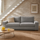 Phoenix 2.5 Seater Fabric Couch Grey in Coming Soon, Shop By Room, Products, Lounge, Furniture, Lounge, Couches at House & Home.