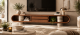 Arcadia Curve D-8205 Entertainment Stand in Shop By Room, Products, Featured, Entertainment Room, Furniture, Wall Units & Entertainment Centres at House & Home.