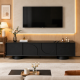 Ibiza 26214 Black Entertainment Stand in Shop By Room, Products, Featured, Entertainment Room, Furniture, Wall Units & Entertainment Centres at House & Home.